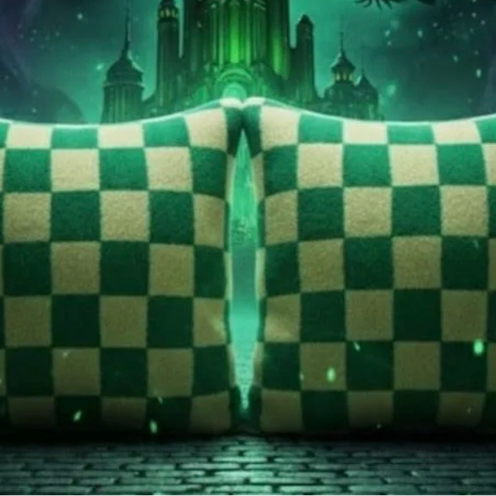 Set of 2 Wicked Elphaba Check Mate Pillows - Target Exclusive